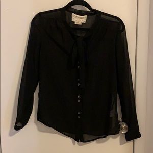 Urban outfitters pussy bow blouse